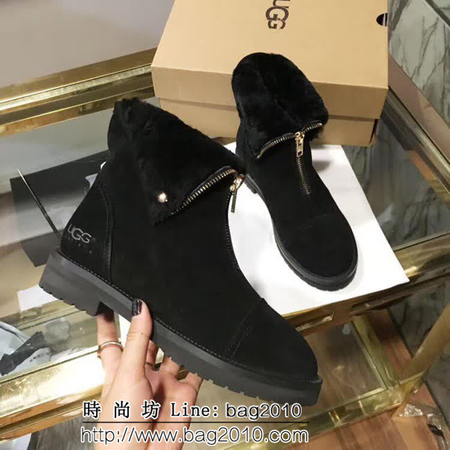 UGG 2018新款 獨家爆款 拉鏈翻毛 時尚保暖 雪地靴 QZS2620